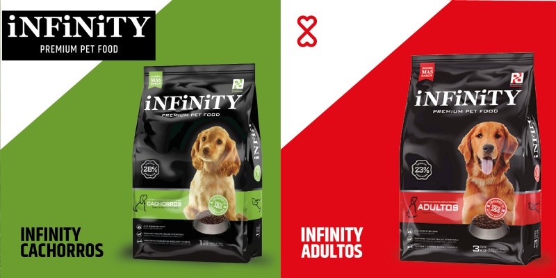 Distribuidora Forrajeria del Pilar. Alimentos para mascotas. Alimento Infinity premium para perros y gatos. Buenos Aires