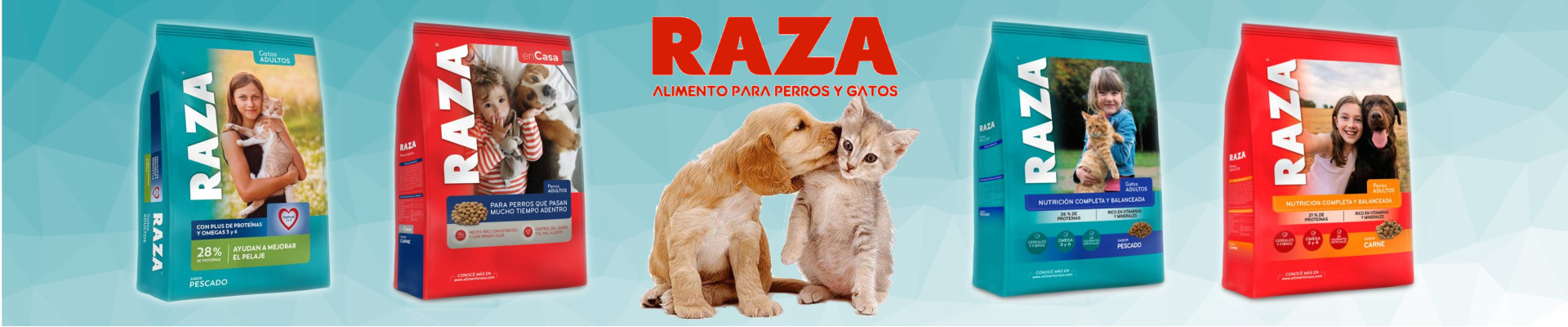 Raza. Alimentos para mascotas. Forrajes del Pilar. Distribuidora de alimentos balanceados. Pilar. Zona norte. Provincia de Buenos Aires